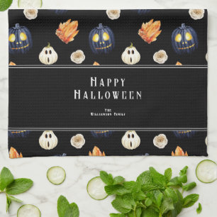 Linge De Cuisine Joyeux Halloween Citrouilles Cristaux de Samhain S
