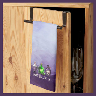 Linge De Cuisine Joyeux Jar d'apothecaire d'Halloween