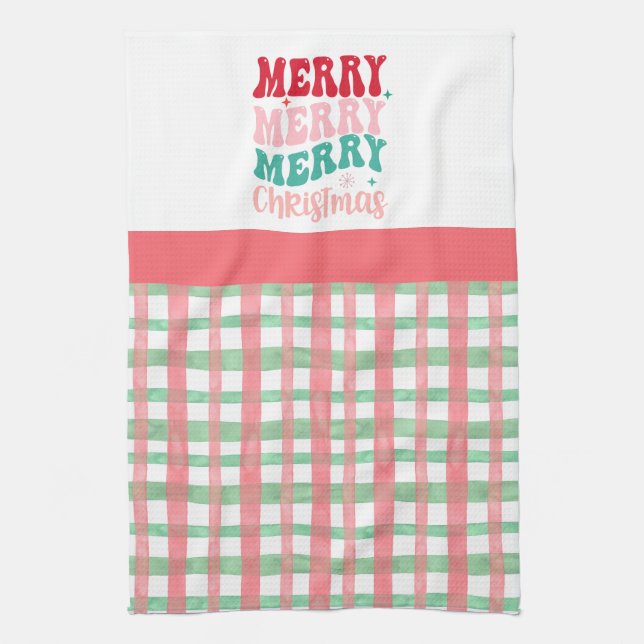 Linge De Cuisine Joyeux Noël (Vertical)