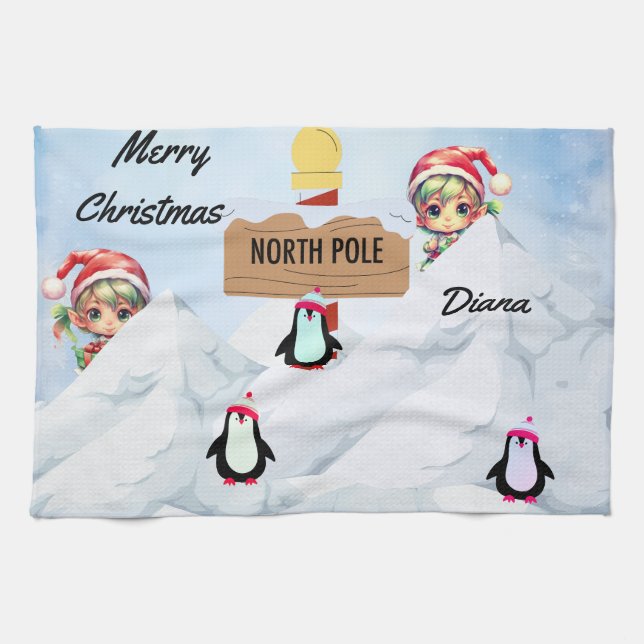 Linge De Cuisine Joyeux Noël (Horizontal)