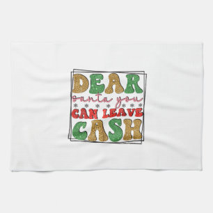 Linge De Cuisine Joyeux Noël Cher Père Noël Vous Pouvez Laisser De