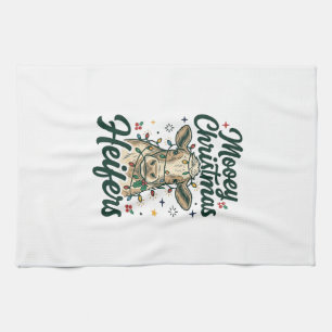 Linge De Cuisine Joyeux Noël Génisses Vaches Drôles Noël Design