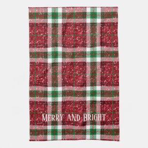 Linge De Cuisine Joyeux Noël rouge et vert Joyeux et lumineux