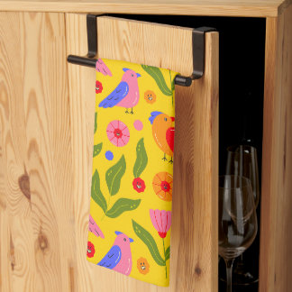 Linge De Cuisine Joyeux oiseaux se rassemblent joyeux