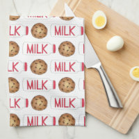 Jus De Lait Chocolat Chip Cookies Snack Aliments F