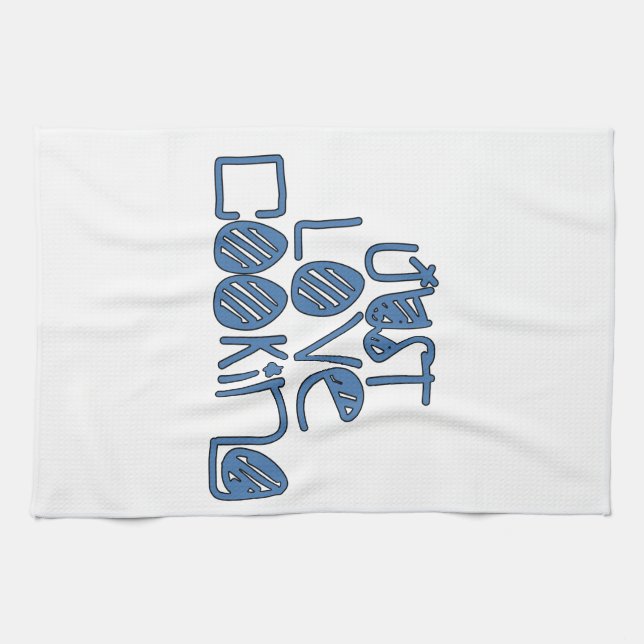 Linge De Cuisine Juste Cuisine d'amour (Horizontal)
