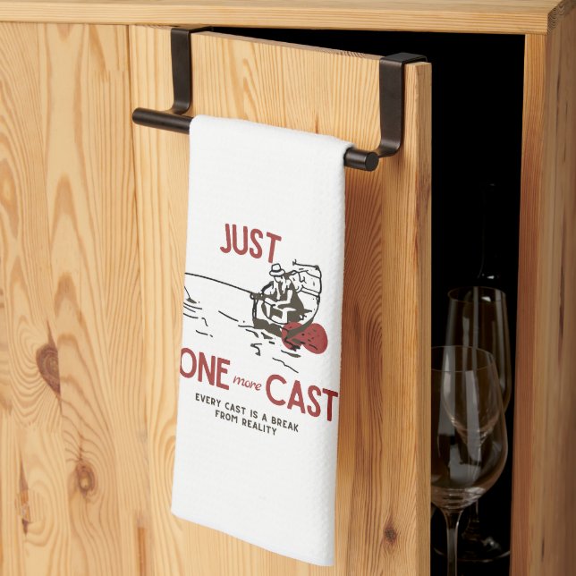 Linge De Cuisine Juste un lancer de plus | Cadeau d'anniversaire bl (Pliage en tiers)