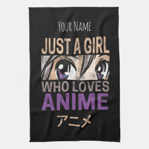 Linge De Cuisine Juste une fille qui aime Anime Vintage Manga Kawai