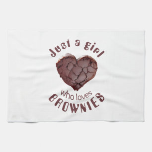 Linge De Cuisine Juste une fille qui aime les brownies