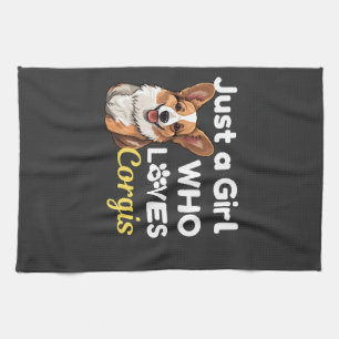 Linge De Cuisine Juste une fille qui aime les Corgis