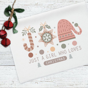 Linge De Cuisine Juste Une Fille Qui Aime Noël Pastel Boho
