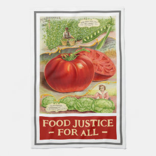 Linge De Cuisine Justice alimentaire - Tomates Vintages & Jardin