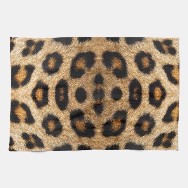Linge De Cuisine Kaleidoscope Leopard Fur Motif (Horizontal)