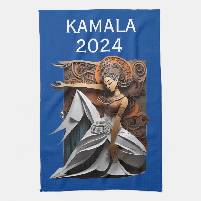 Linge De Cuisine Kamala 2024 pour le président Thunder_Cove (Vertical)