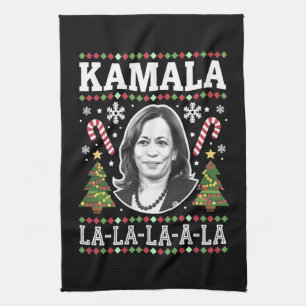 Linge De Cuisine Kamala Harris 2024 Noël Virgule La Xmas