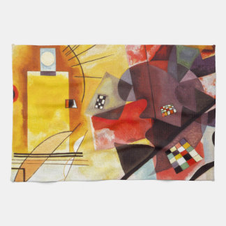 Linge De Cuisine Kandinsky jaune bleu