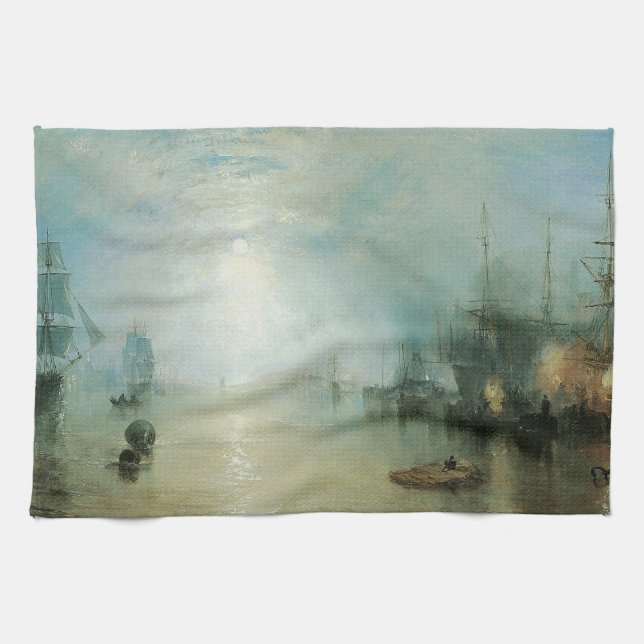 Linge De Cuisine Keelmen Height Coals, Lune par Joseph Turner (Horizontal)