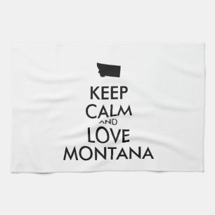 Linge De Cuisine KEEP CALM et LOVE MONTANA