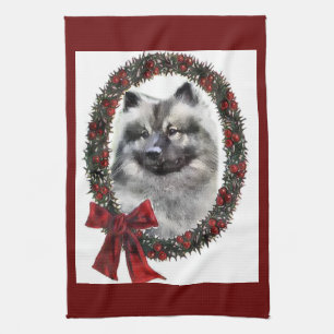 Linge De Cuisine Keeshond cadeaux de Noël