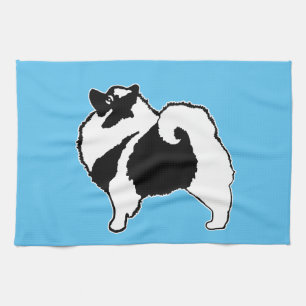 Linge De Cuisine Keeshond Graphics - Cute Original Chig Art