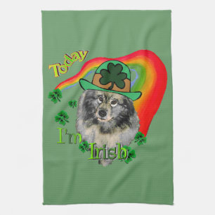 Linge De Cuisine Keeshond Jour de la Saint Patrick
