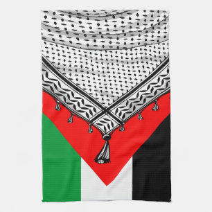Linge De Cuisine Keffiyeh Écharpe palestinienne tissu traditionnel