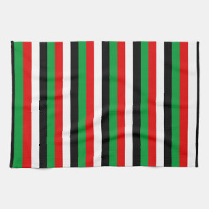 Linge De Cuisine Kenya Jordanie Iraq Koweït drapeau rayures lignes