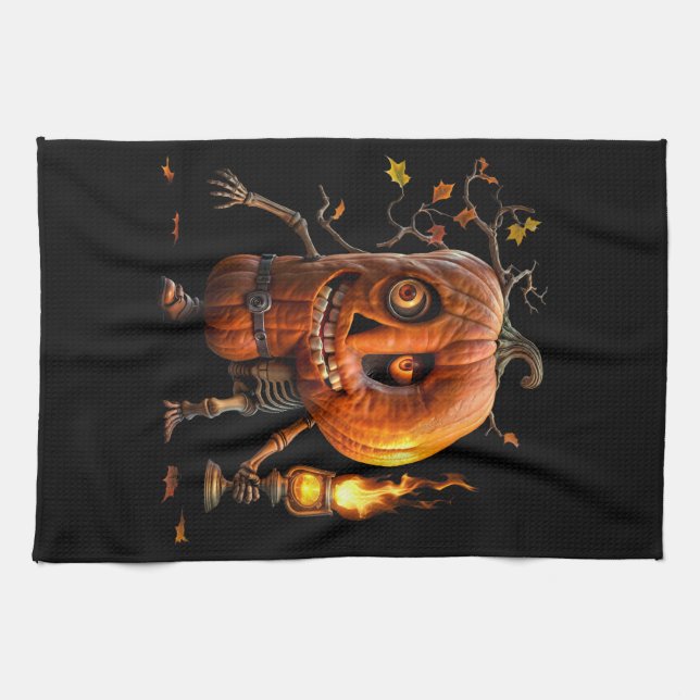 Linge De Cuisine Kine de Halloween (Horizontal)