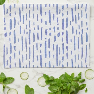Linge De Cuisine Kitchen Towel - Blue Stripe Pattern