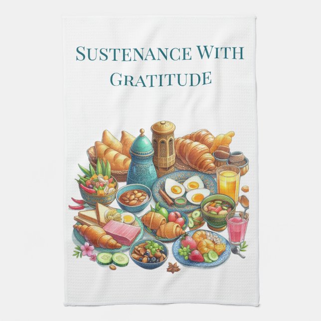 Linge De Cuisine Kitchen Towels-Islamic Themed Kitchen Towels (Vertical)