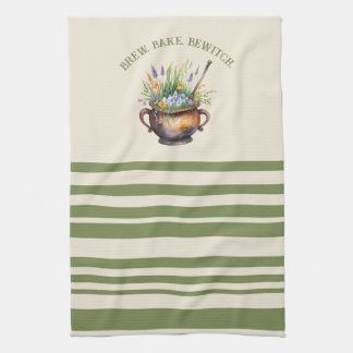 Linge De Cuisine Kitchen Witch Brew Bake Bewitch Cottagecore