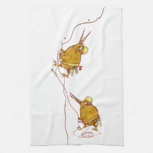 Linge De Cuisine Kiwi NZ BIRDS ROCK ESCALADE