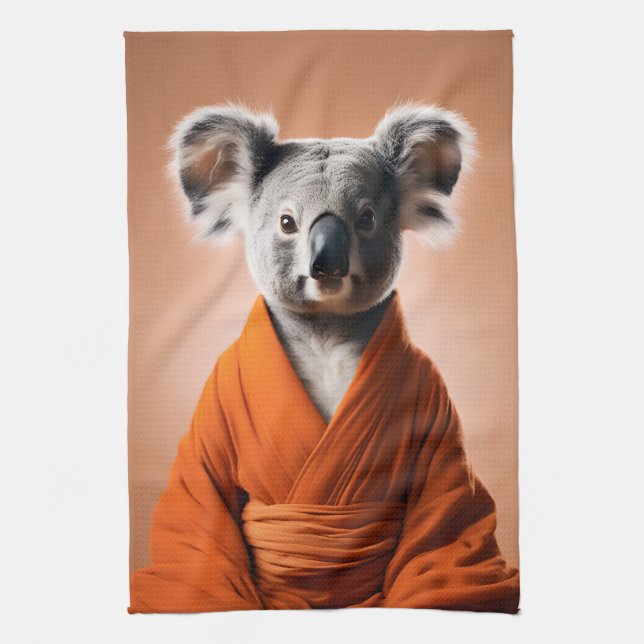 Linge De Cuisine Koala bouddhiste (Vertical)