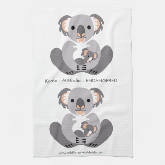 Linge De Cuisine KOALA - Conservation - Animal en voie de dispariti