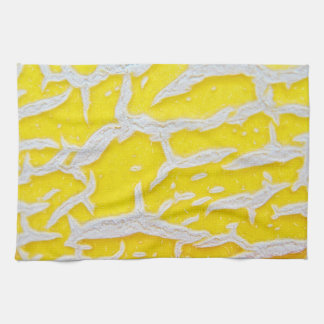 Linge De Cuisine Küchentuch gelb-graues Melonenmuster