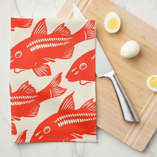 Linge De Cuisine Kumu Hawaii (Quart Plié)