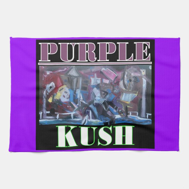 LINGE DE CUISINE KUSH VIOLET (Horizontal)