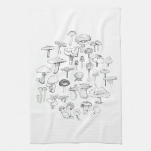 Linge De Cuisine La bande de champignon