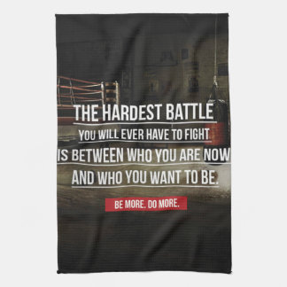 Linge De Cuisine La bataille la plus difficile - Motivation de l'en