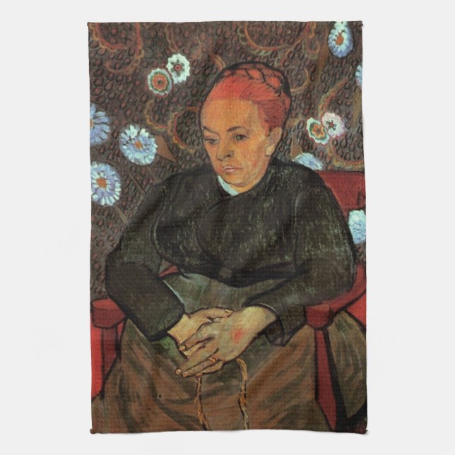 Linge De Cuisine La Berceuse (Augustine Roulin) de Vincent van Gogh (Vertical)