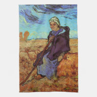La Bergère (d'après Millet) par Vincent van Gogh