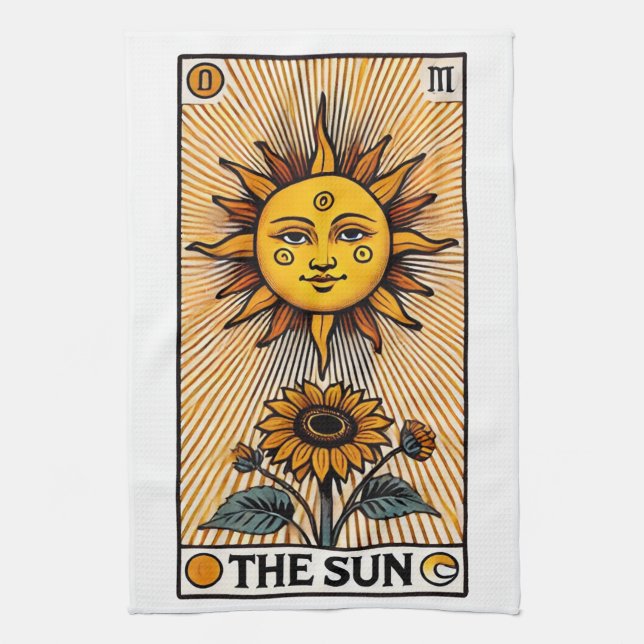 Linge De Cuisine La carte Sun Tarot (Vertical)