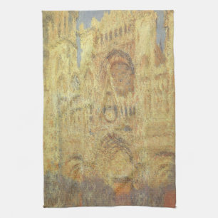 Linge De Cuisine La Cathédrale de Rouen, coucher de soleil par Clau