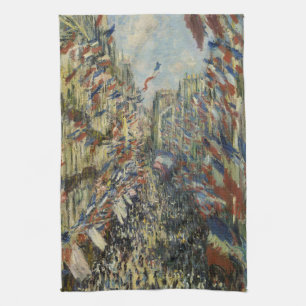 Linge De Cuisine La célébration classique de Monet de la rue Montor