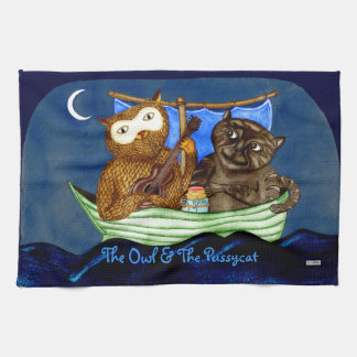 Linge De Cuisine La Chouette et le chat