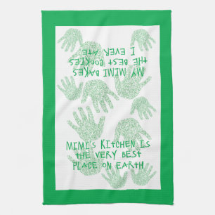 Linge De Cuisine La cuisine de Mimi Green Grand-mère cadeau