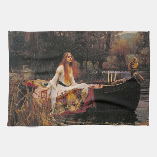 Linge De Cuisine La Dame de Shalott John William Waterhouse (Horizontal)