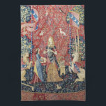 Linge De Cuisine La Dame et la licorne, Odeur<br><div class="desc">La Dame et la licorne, l'Odeur (La Dame a la licorne, L'odorat) Tapisserie médiévale (vers 1500). Cette tapisserie fait partie d'une série de six. Chaque tapisserie présente une dame médiévale dans différentes poses. Chaque scène représente l'un des cinq sens, ainsi qu'une sixième scène intitulée Mon Seul Desir (mon seul désir)....</div>