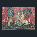 Linge De Cuisine La Dame et la licorne, Vue<br><div class="desc">La Dame et la licorne, Vue (La Dame a la licorne, La vue) Tapisserie médiévale (vers 1500). Cette tapisserie fait partie d'une série de six. Chaque tapisserie présente une dame médiévale dans différentes poses. Chaque scène représente l'un des cinq sens, ainsi qu'une sixième scène intitulée Mon Seul Desir (mon seul...</div>