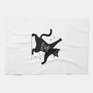 Linge De Cuisine La danse du chat noir Spooktacular Trick-or-Trea